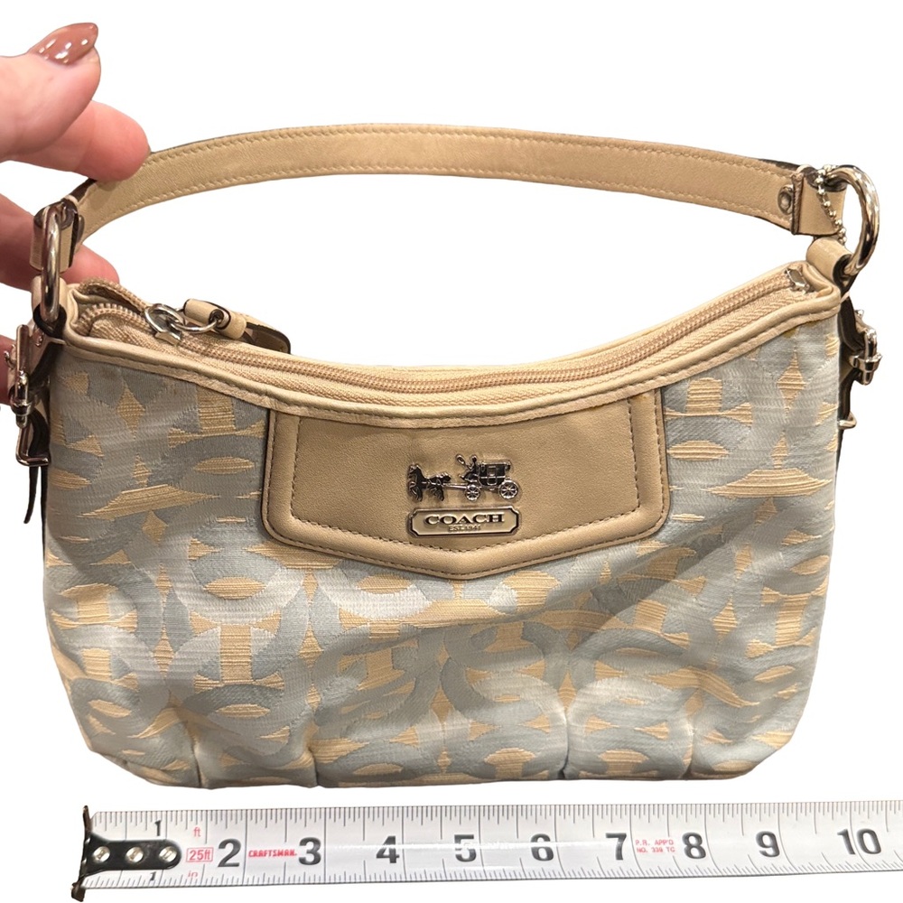 Coach Op Art Sufflette Small Hobo/Shoulder Bag (#45582)(with Hang Tag)(EUC) - Picture 15 of 17